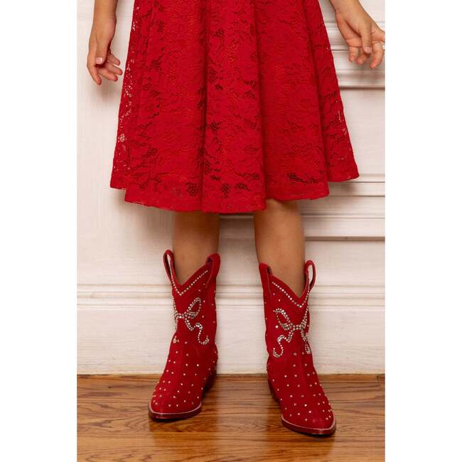 Mini Channing Bootie in Red - Boots - 2