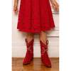 Mini Channing Bootie in Red - Boots - 2