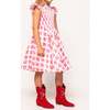 Mini Kylie Dress in Rouge Lattice Floral - Dresses - 5