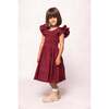 Mini Hattie Dress in Burgundy Plaid - Dresses - 4