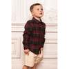 Boys John Shirt in Evergreen Plaid - Button Downs - 3