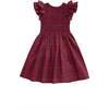 Mini Hattie Dress in Burgundy Plaid - Dresses - 5