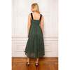 Penny Tank Midi Dress in Green Lace - Dresses - 5