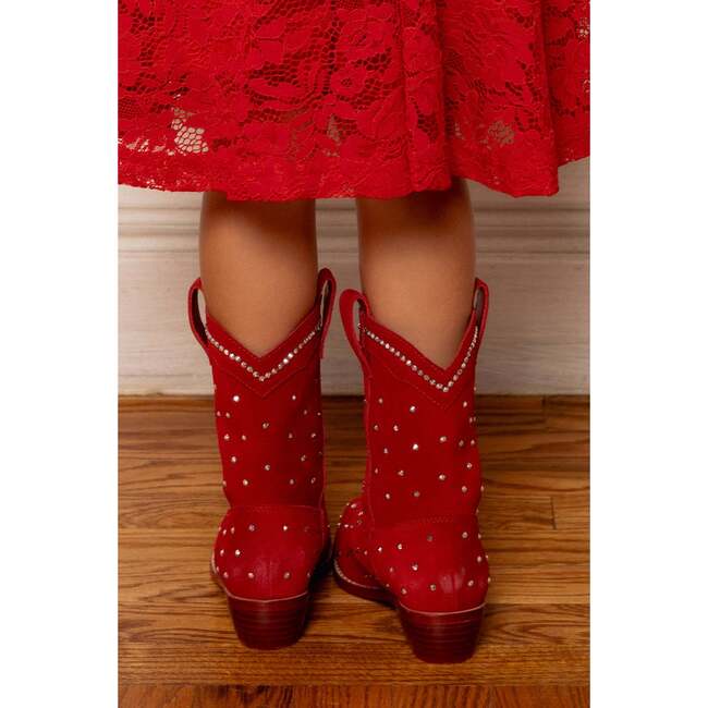Mini Channing Bootie in Red - Boots - 3