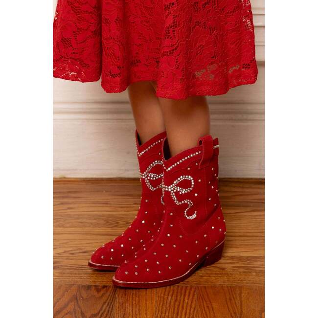 Mini Channing Bootie in Red - Boots - 4