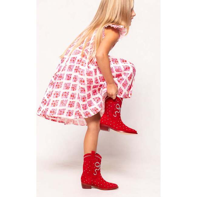 Mini Channing Bootie in Red - Boots - 5