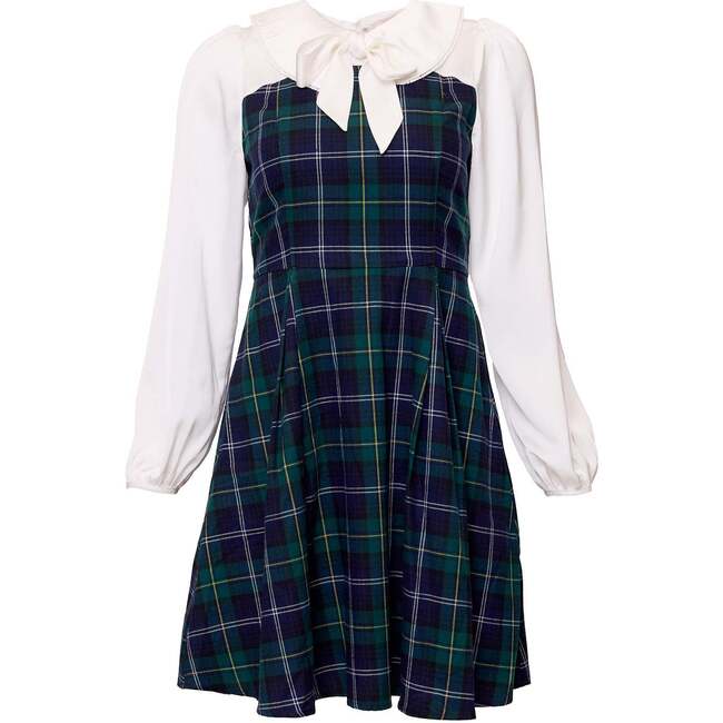 Tawny Dress in Nocturne Plaid