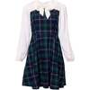 Tawny Dress in Nocturne Plaid - Dresses - 1 - thumbnail
