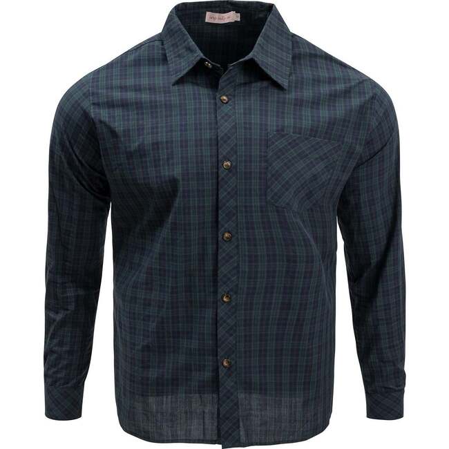Mens John Shirt in Twilight Pine Plaid