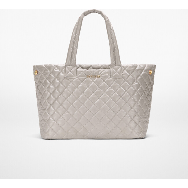 Medium Metro City Tote, Sable Pearl Metallic