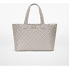 Medium Metro City Tote, Sable Pearl Metallic - Bags - 1 - thumbnail