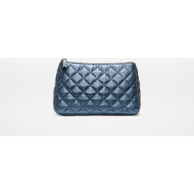 Leather Medium Luna Cosmetic, Midnight Metallic