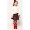 Mini Addison Skort in Evergreen Plaid - Skirts - 2