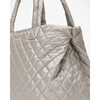 Medium Metro City Tote, Sable Pearl Metallic - Bags - 2