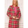 Everly Coat in Rosewood Tartan - Coats - 2