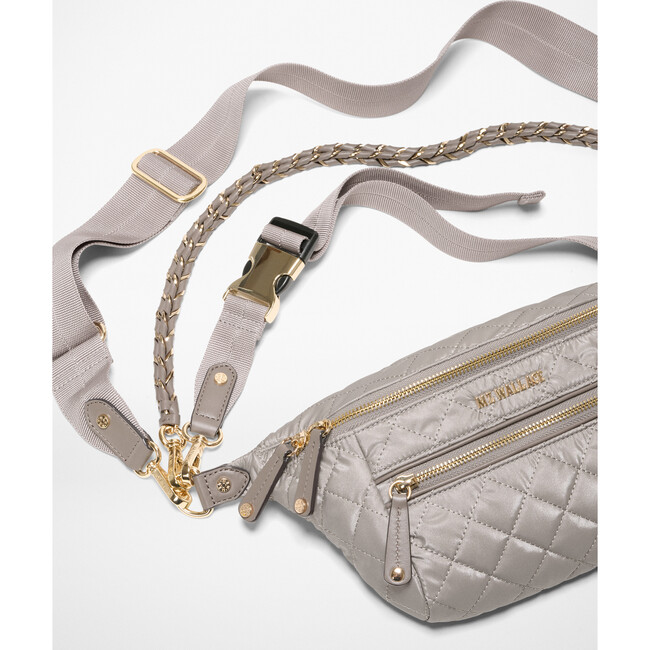 Small Crosby Crossbody Sling, Sable Pearl Metallic - Bags - 3