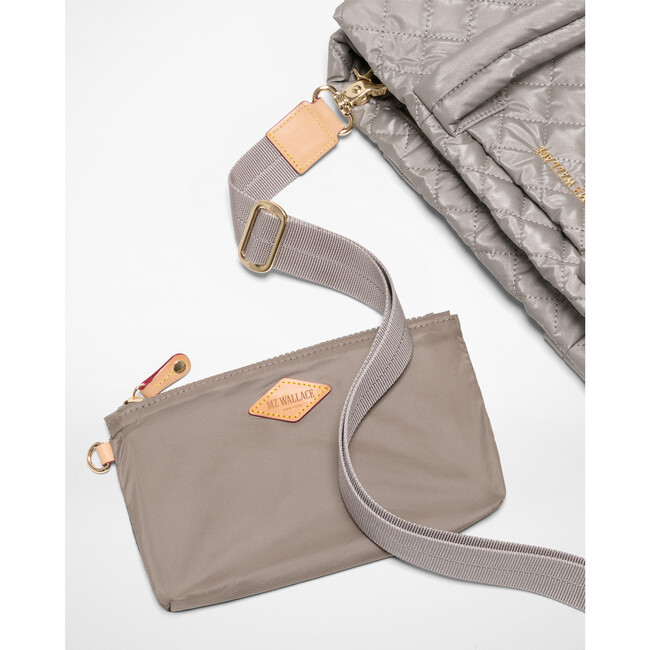Medium Metro City Tote, Sable Pearl Metallic - Bags - 3