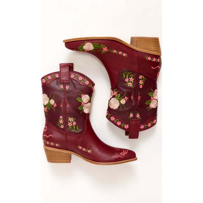 Sierra Bootie in Red - Boots - 3