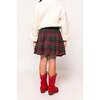 Mini Addison Skort in Evergreen Plaid - Skirts - 4