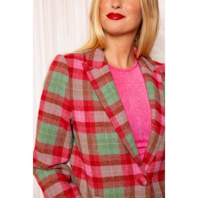 Everly Coat in Rosewood Tartan - Coats - 4