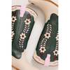 Dakota Boot in Green & Cream - Boots - 5