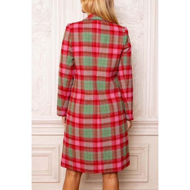 Everly Coat in Rosewood Tartan - Coats - 5