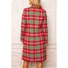 Everly Coat in Rosewood Tartan - Coats - 5
