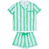 Women's Drawbertson Wild Stripes Short PJ Set - Pajamas - 1 - thumbnail