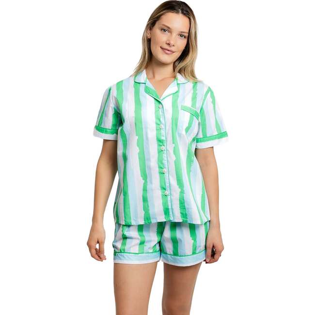 Women's Drawbertson Wild Stripes Short PJ Set - Pajamas - 2