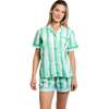 Women's Drawbertson Wild Stripes Short PJ Set - Pajamas - 2