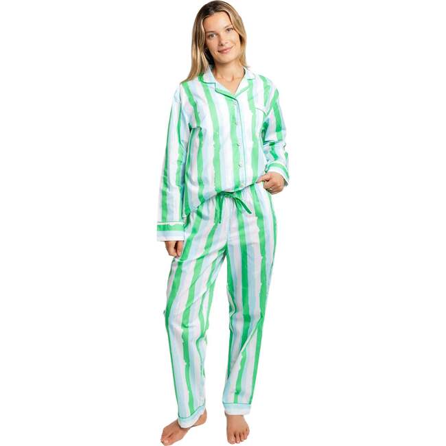 Women's Drawbertson Wild Stripes Long PJ Set - Pajamas - 2