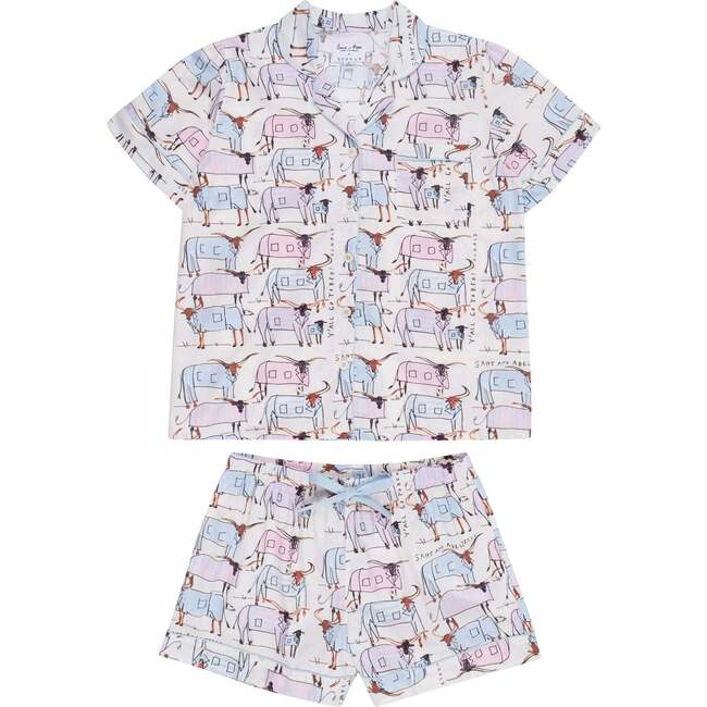 Women's Drawbertson Longhorns Short PJ Set