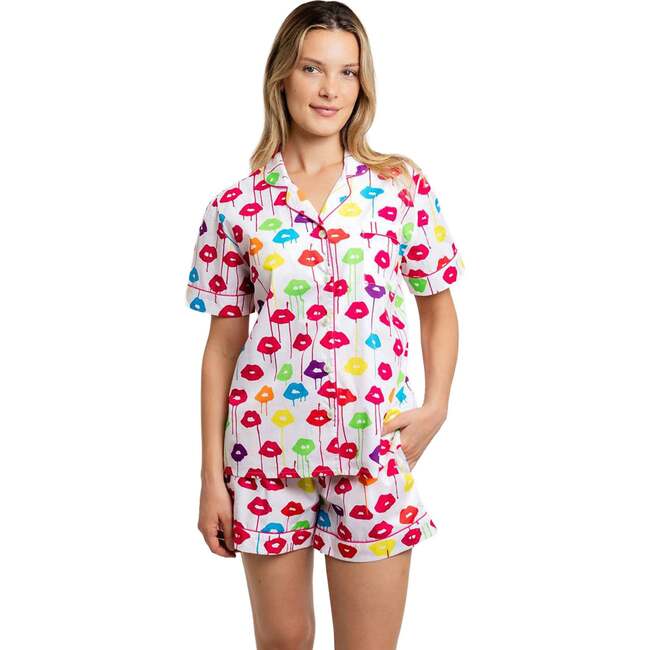 Women's Drawbertson Drippy Lips Short PJ Set - Pajamas - 2