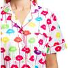 Women's Drawbertson Drippy Lips Short PJ Set - Pajamas - 3