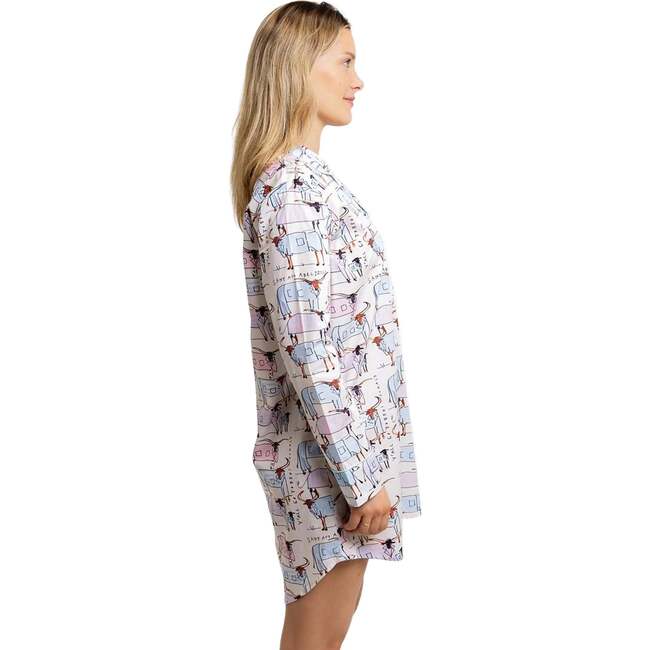 Women's Drawbertson Longhorns Night Shirt - Pajamas - 4