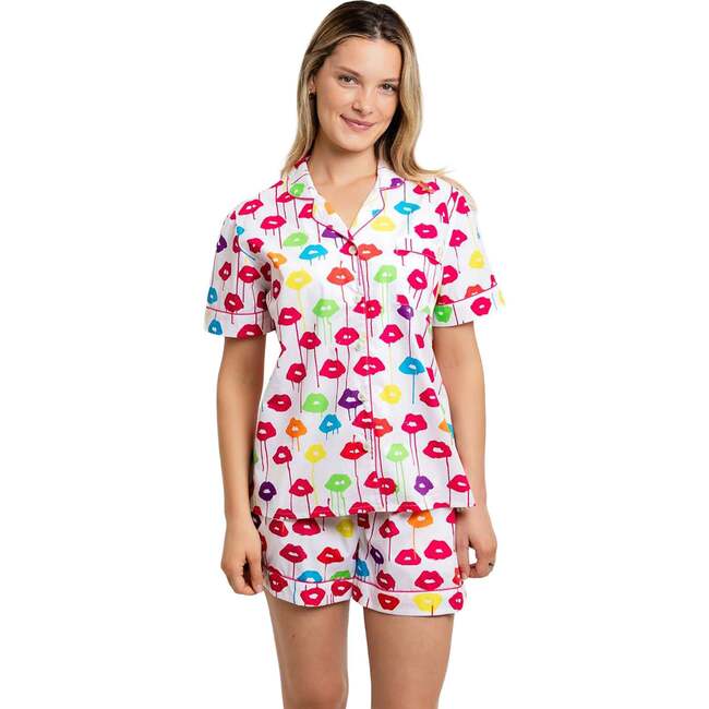 Women's Drawbertson Drippy Lips Short PJ Set - Pajamas - 7