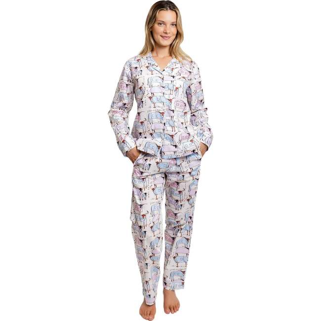 Women's Drawbertson Longhorns Long PJ Set - Pajamas - 4