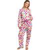 Women's Drawbertson Drippy Lips Long PJ Set - Pajamas - 2