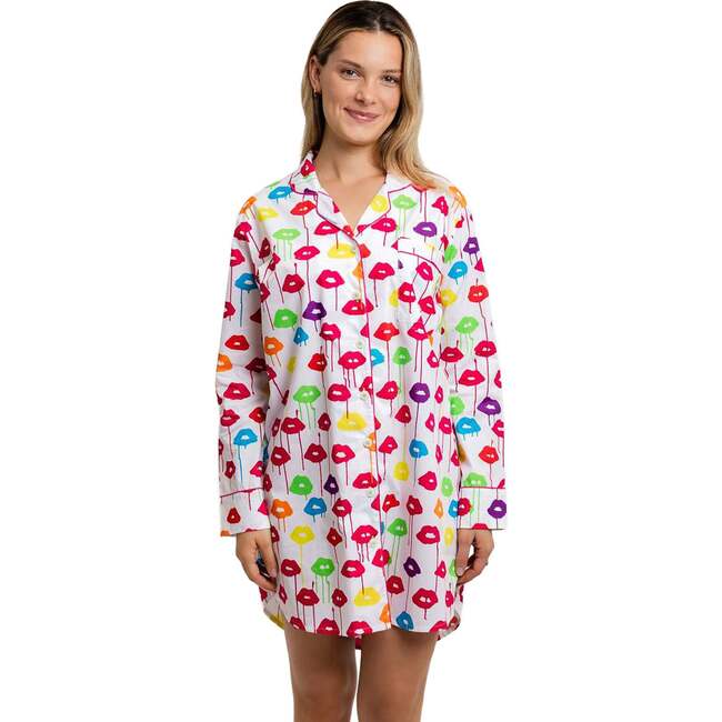 Women's Drawbertson Drippy Lips Night Shirt - Pajamas - 2