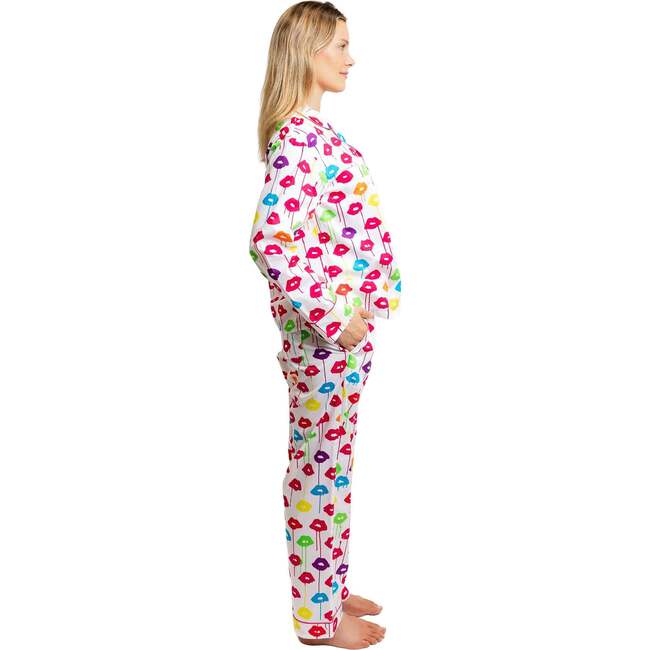 Women's Drawbertson Drippy Lips Long PJ Set - Pajamas - 4