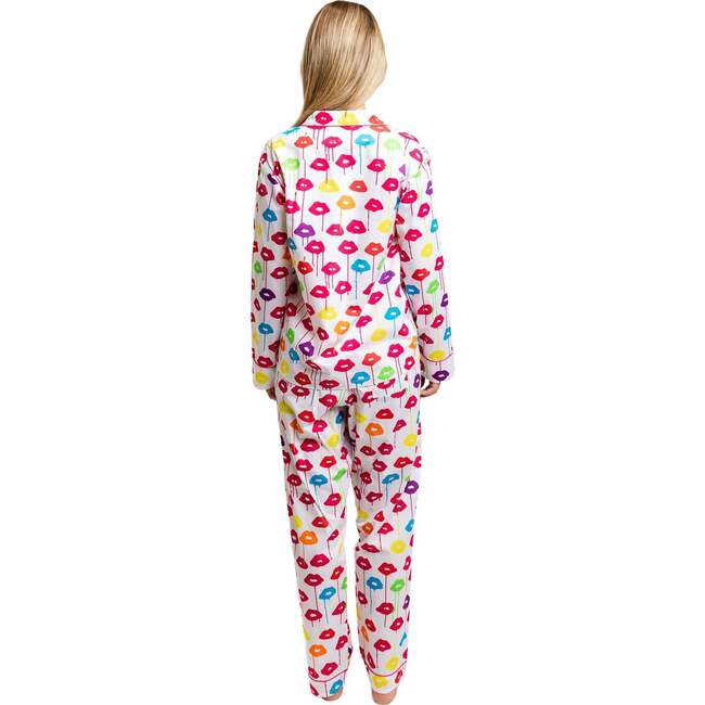 Women's Drawbertson Drippy Lips Long PJ Set - Pajamas - 5