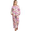 Women's Drawbertson Drippy Lips Long PJ Set - Pajamas - 6