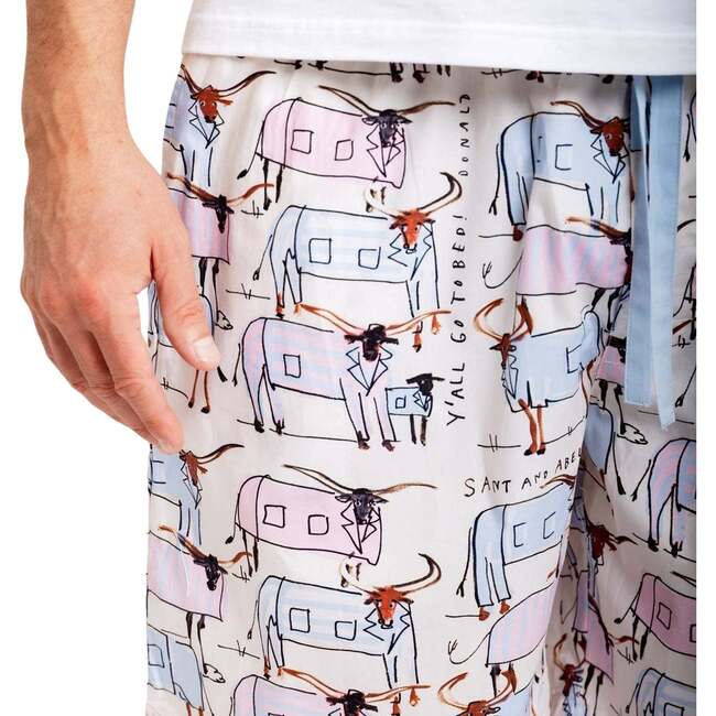 Men's Drawbertson Longhorns Sleep Shorts - Pajamas - 3