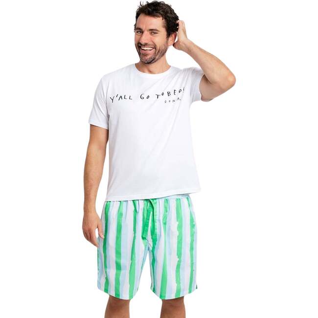 Men's Drawbertson Wild Stripes Sleep Shorts - Pajamas - 7