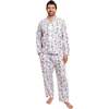Men's Drawbertson Longhorns Long PJ Set - Pajamas - 2
