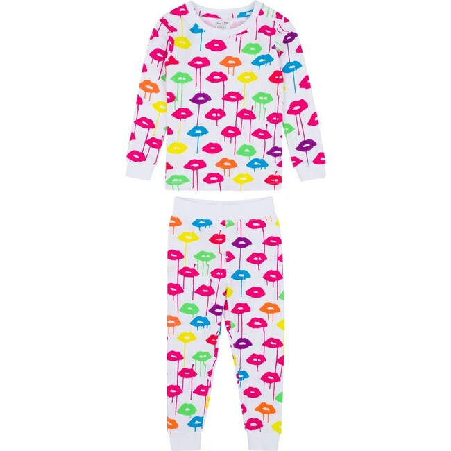 Kids Drawbertson Drippy Lips Long PJ Set