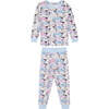 Kids Drawbertson Longhorns Long PJ Set - Pajamas - 1 - thumbnail