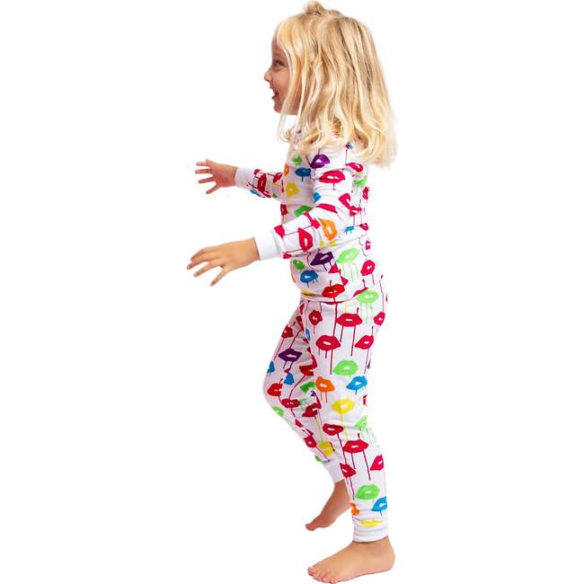 Kids Drawbertson Drippy Lips Long PJ Set - Pajamas - 3