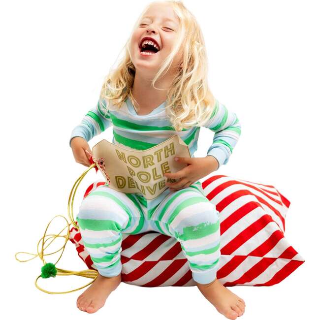 Kids Drawbertson Wild Stripes Long PJ Set - Pajamas - 4