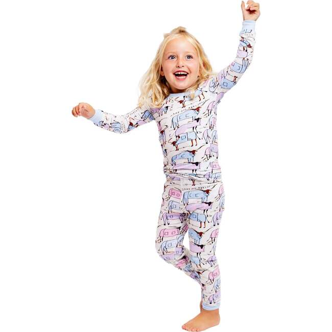 Kids Drawbertson Longhorns Long PJ Set - Pajamas - 2